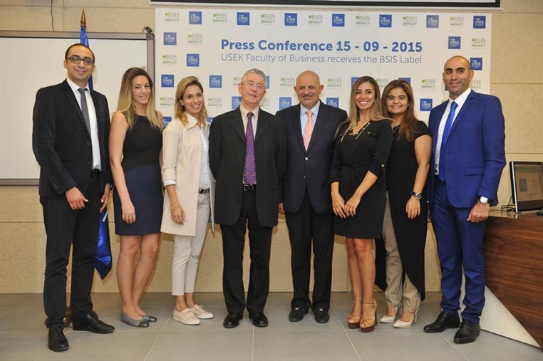A Premiere In The Middle East,USEK Faculty Of Business Receives The Prestigious Bsis Label